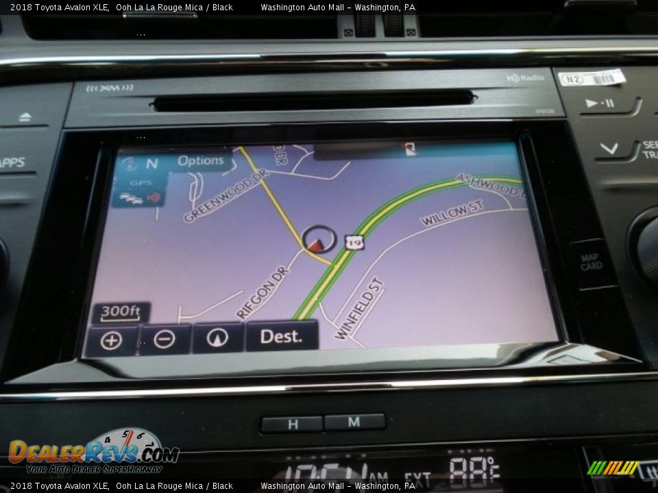 Navigation of 2018 Toyota Avalon XLE Photo #34
