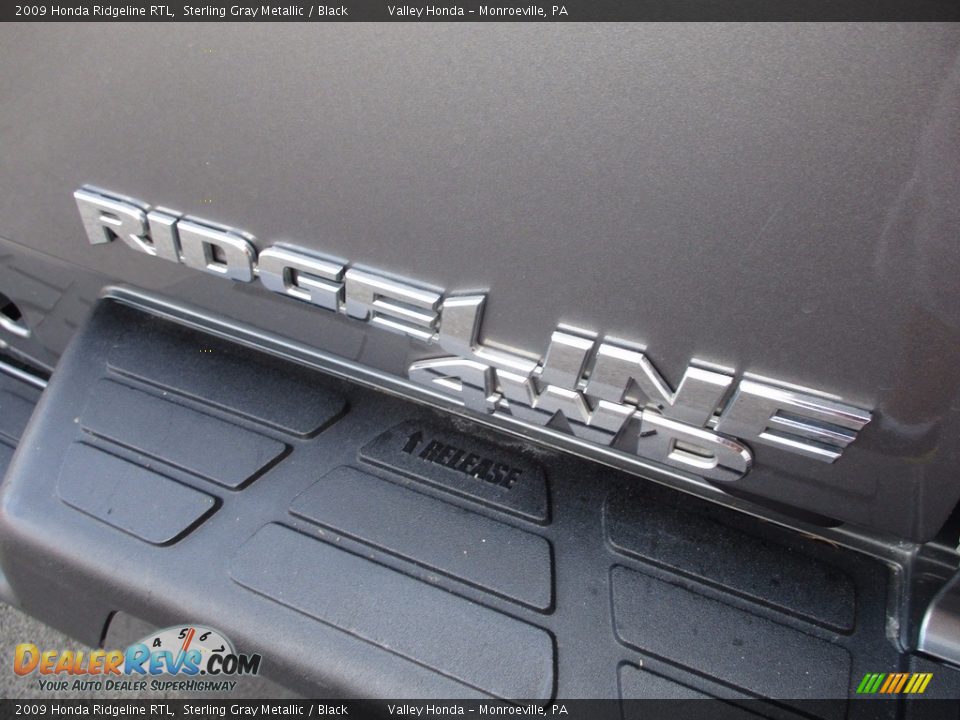 2009 Honda Ridgeline RTL Sterling Gray Metallic / Black Photo #6