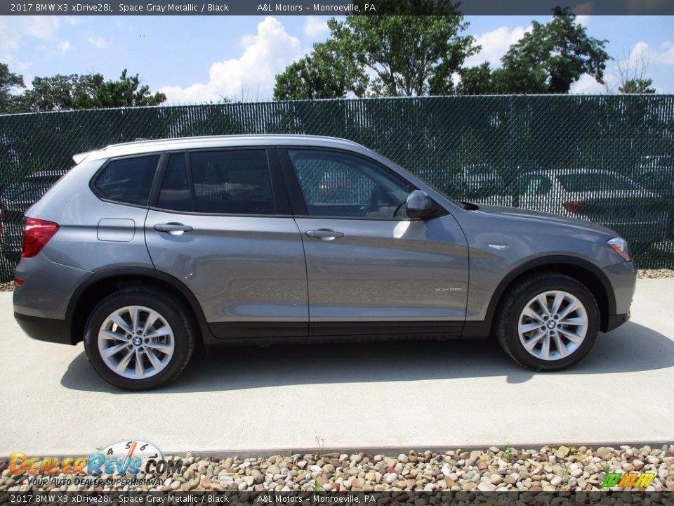 2017 BMW X3 xDrive28i Space Gray Metallic / Black Photo #2