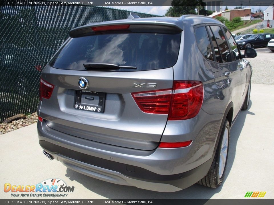 2017 BMW X3 xDrive28i Space Gray Metallic / Black Photo #3