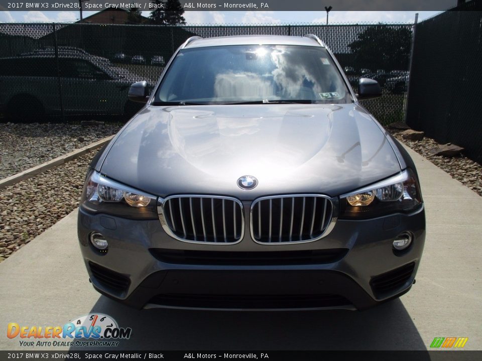 2017 BMW X3 xDrive28i Space Gray Metallic / Black Photo #6