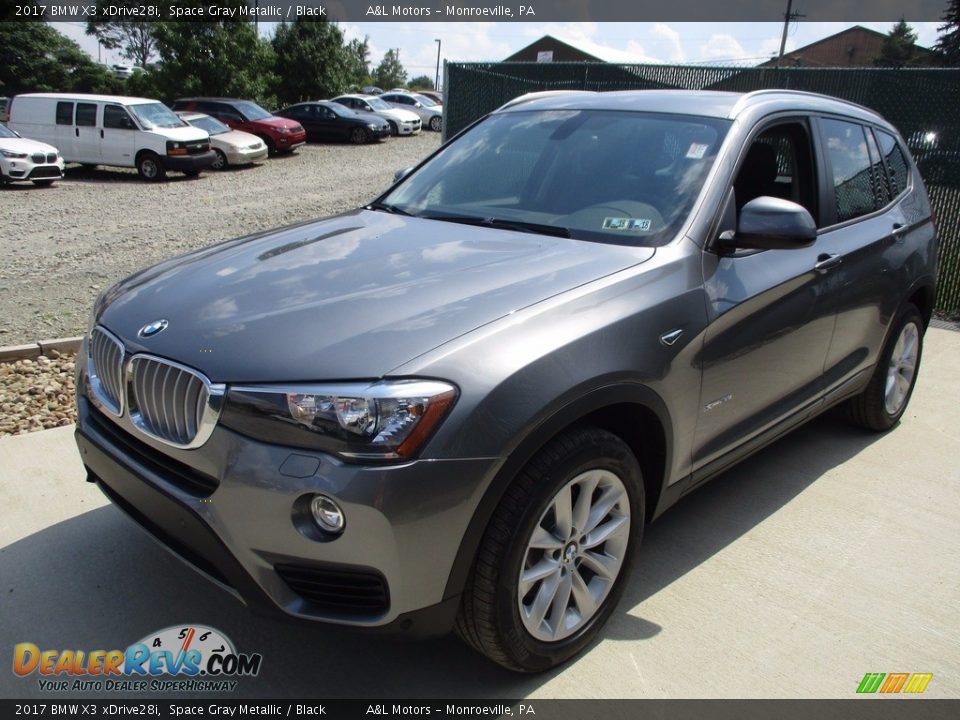 2017 BMW X3 xDrive28i Space Gray Metallic / Black Photo #7
