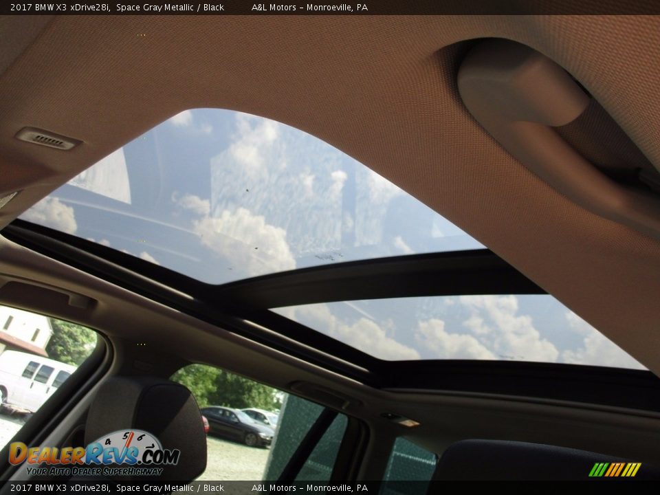 2017 BMW X3 xDrive28i Space Gray Metallic / Black Photo #9