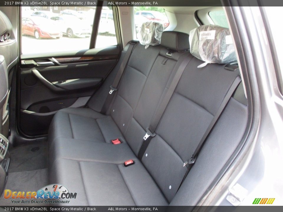 2017 BMW X3 xDrive28i Space Gray Metallic / Black Photo #11