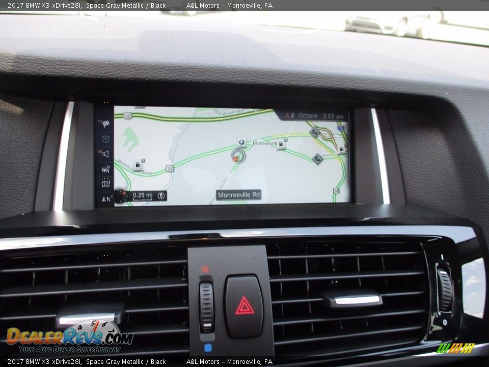 2017 BMW X3 xDrive28i Space Gray Metallic / Black Photo #14