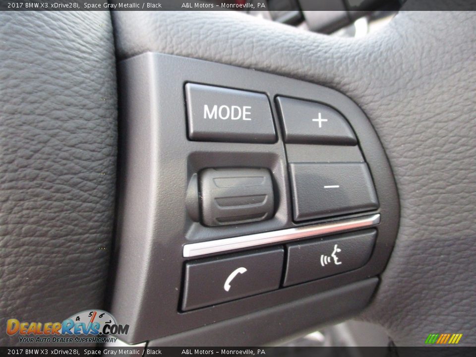 2017 BMW X3 xDrive28i Space Gray Metallic / Black Photo #16