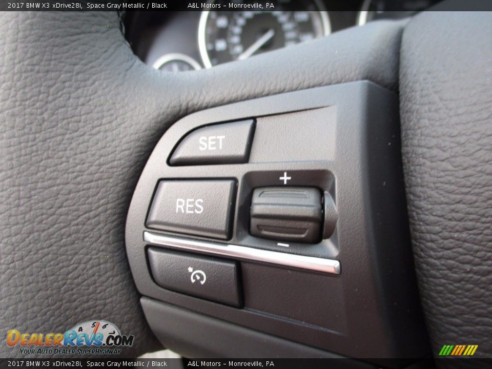 2017 BMW X3 xDrive28i Space Gray Metallic / Black Photo #17