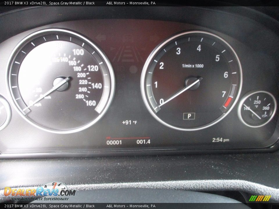 2017 BMW X3 xDrive28i Space Gray Metallic / Black Photo #20