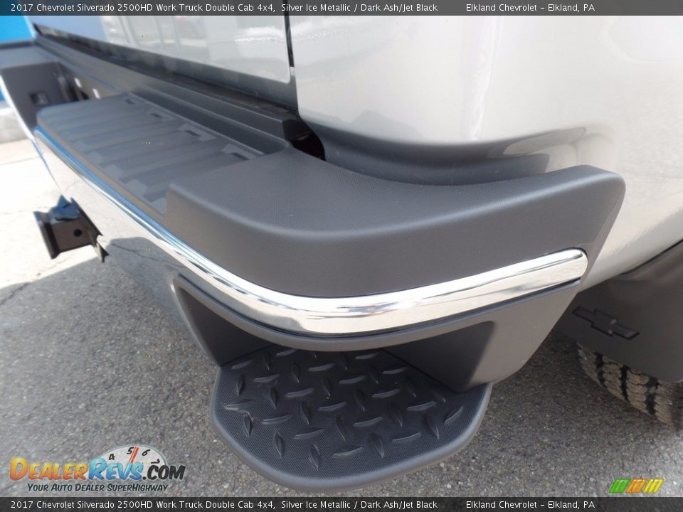 2017 Chevrolet Silverado 2500HD Work Truck Double Cab 4x4 Silver Ice Metallic / Dark Ash/Jet Black Photo #11