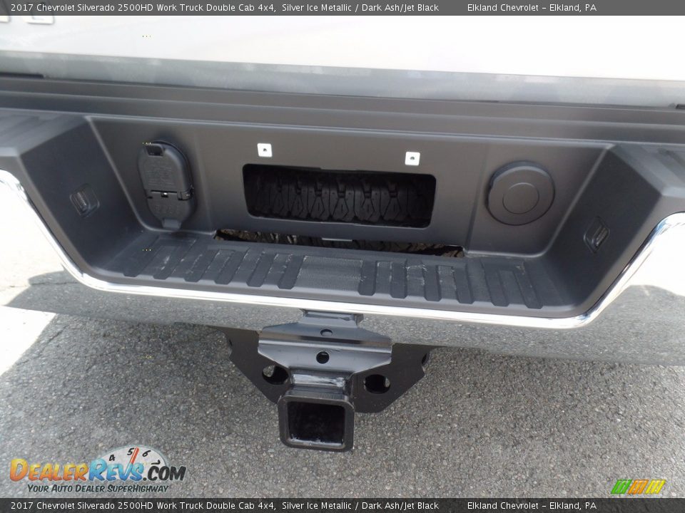 2017 Chevrolet Silverado 2500HD Work Truck Double Cab 4x4 Silver Ice Metallic / Dark Ash/Jet Black Photo #12