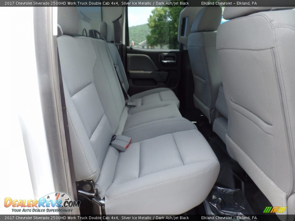 2017 Chevrolet Silverado 2500HD Work Truck Double Cab 4x4 Silver Ice Metallic / Dark Ash/Jet Black Photo #15