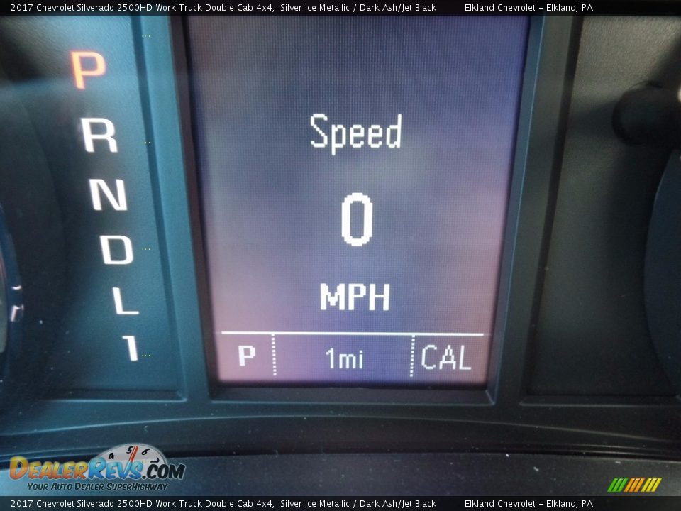 2017 Chevrolet Silverado 2500HD Work Truck Double Cab 4x4 Silver Ice Metallic / Dark Ash/Jet Black Photo #23