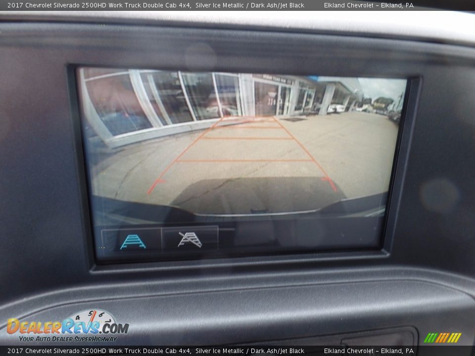 2017 Chevrolet Silverado 2500HD Work Truck Double Cab 4x4 Silver Ice Metallic / Dark Ash/Jet Black Photo #26