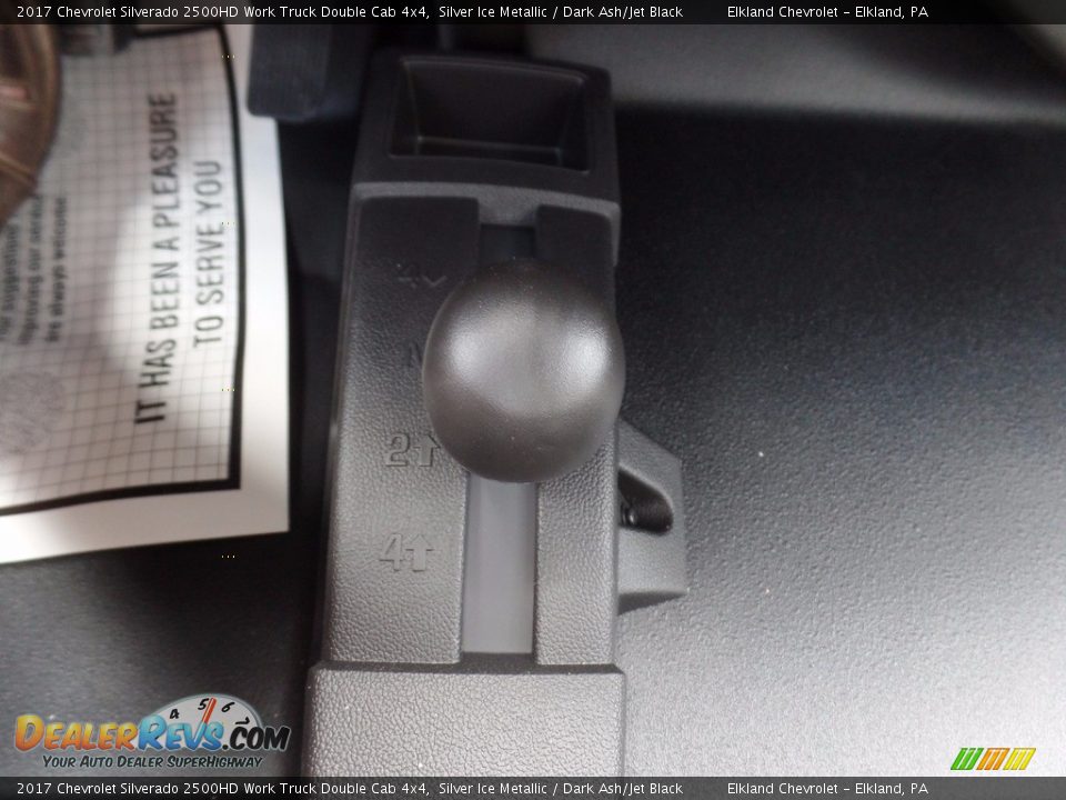 2017 Chevrolet Silverado 2500HD Work Truck Double Cab 4x4 Silver Ice Metallic / Dark Ash/Jet Black Photo #29