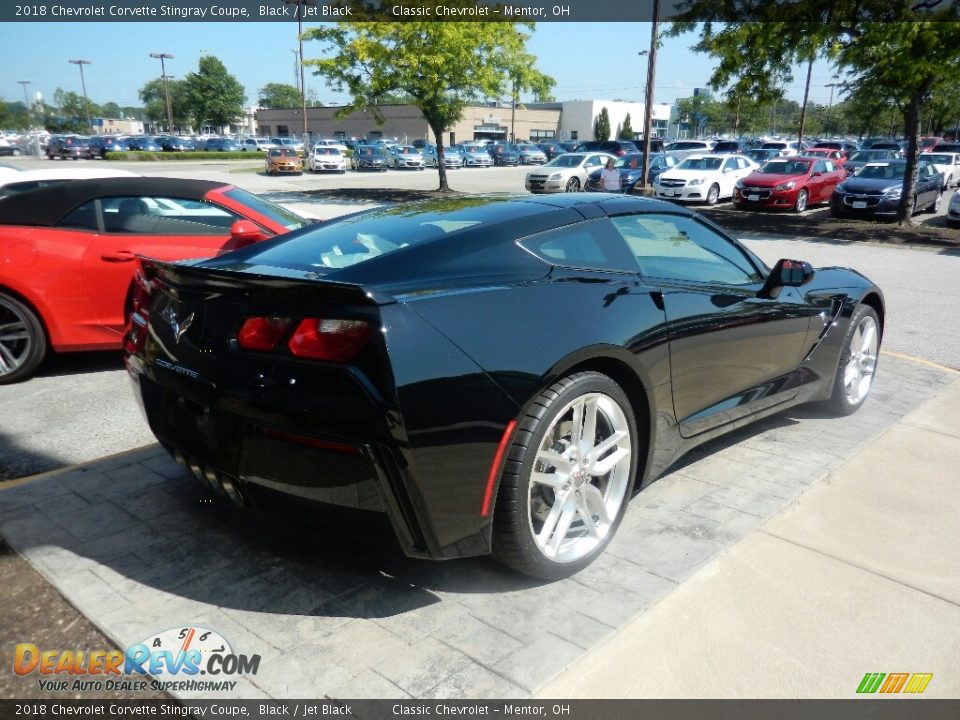 2018 Chevrolet Corvette Stingray Coupe Black / Jet Black Photo #5