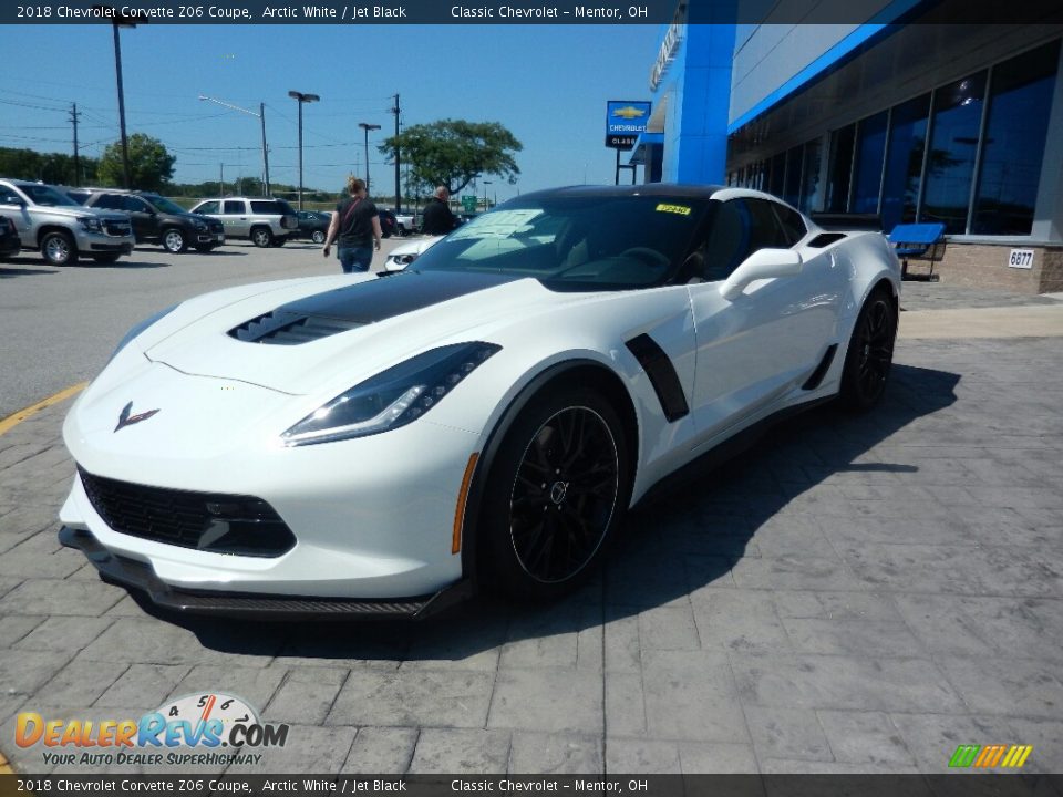 2018 Chevrolet Corvette Z06 Coupe Arctic White / Jet Black Photo #1
