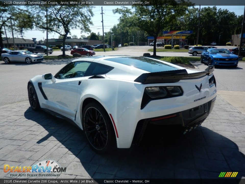 2018 Chevrolet Corvette Z06 Coupe Arctic White / Jet Black Photo #5