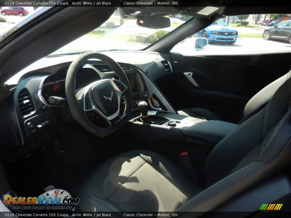 2018 Chevrolet Corvette Z06 Coupe Arctic White / Jet Black Photo #6
