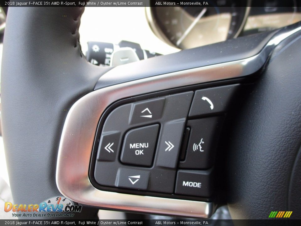 Controls of 2018 Jaguar F-PACE 35t AWD R-Sport Photo #18