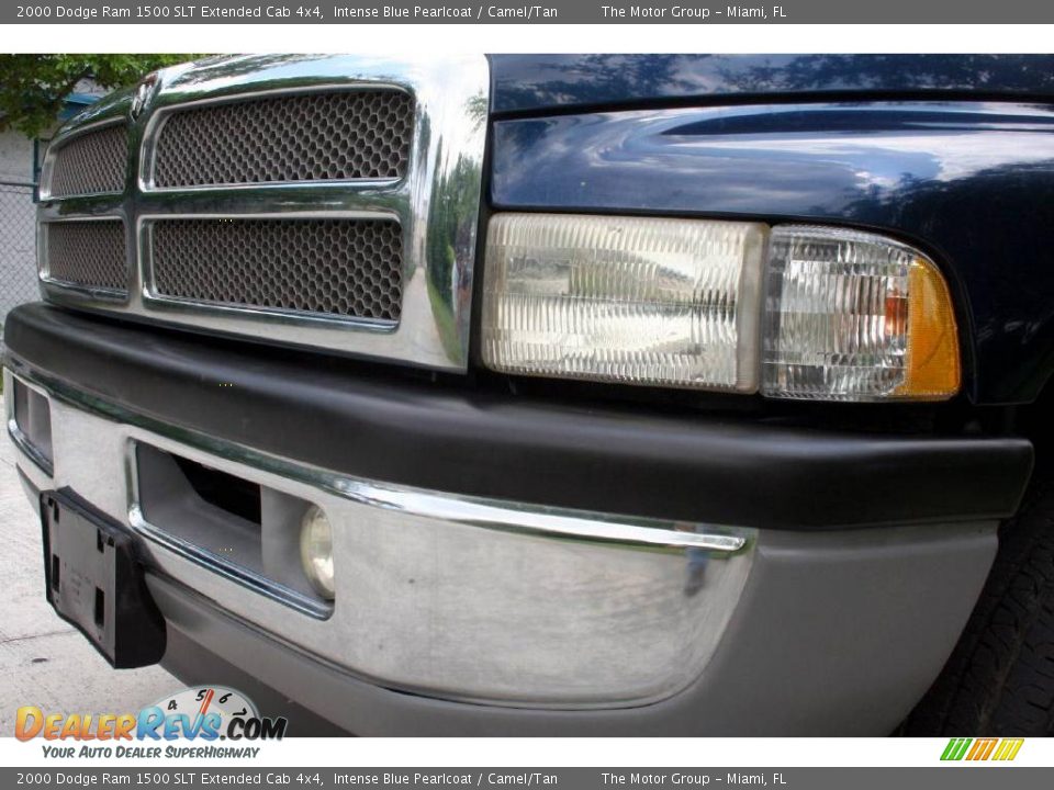 2000 Dodge Ram 1500 SLT Extended Cab 4x4 Intense Blue Pearlcoat / Camel/Tan Photo #18