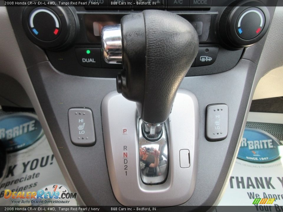 2008 Honda CR-V EX-L 4WD Tango Red Pearl / Ivory Photo #34