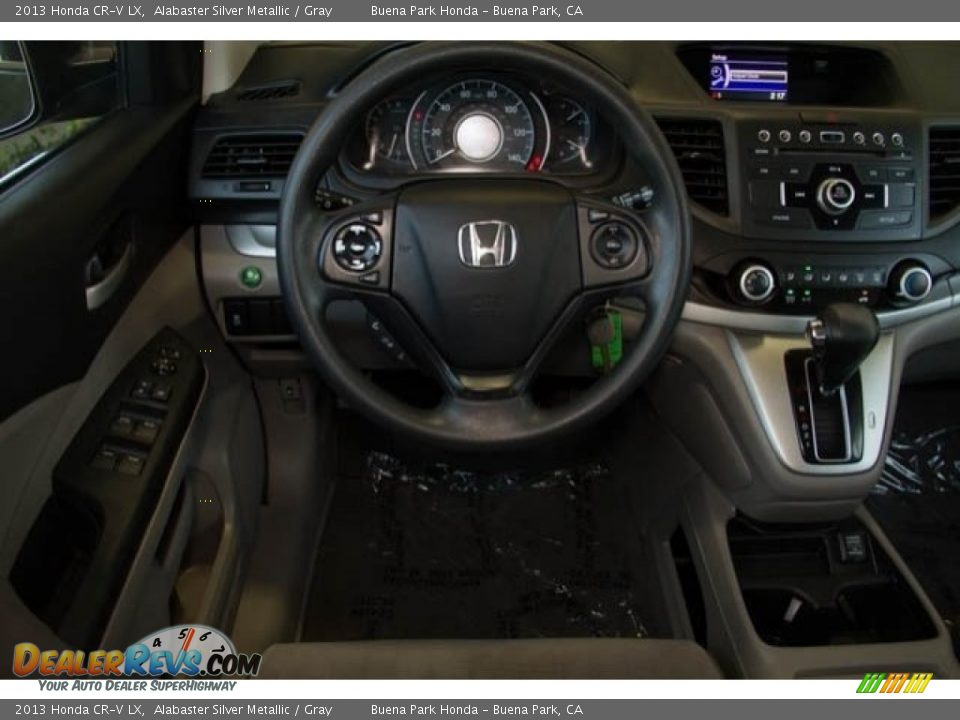 2013 Honda CR-V LX Alabaster Silver Metallic / Gray Photo #5
