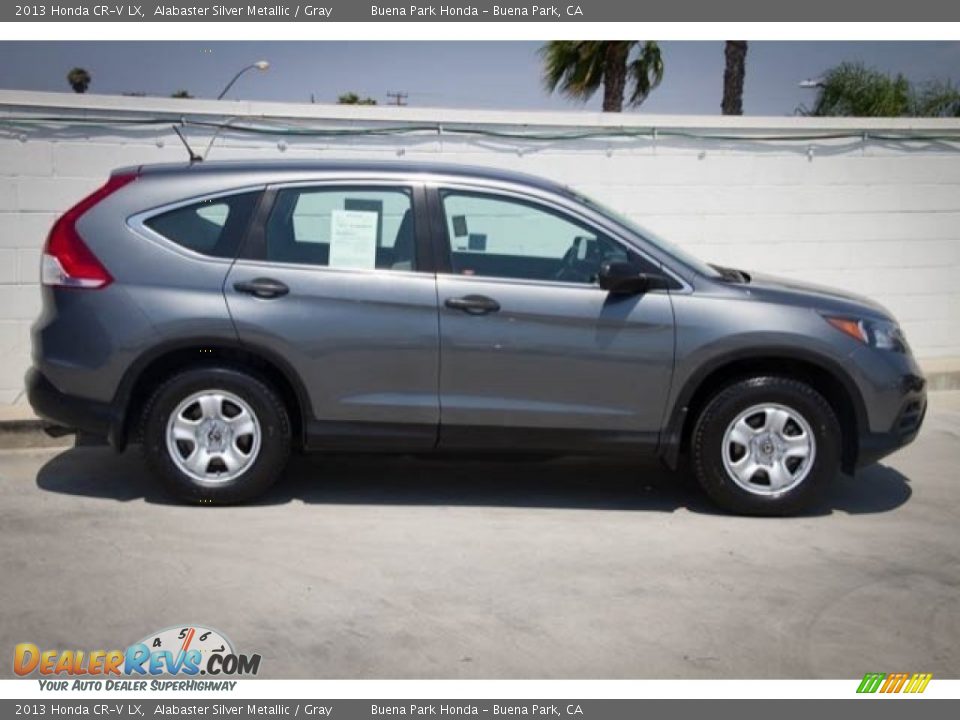 2013 Honda CR-V LX Alabaster Silver Metallic / Gray Photo #10