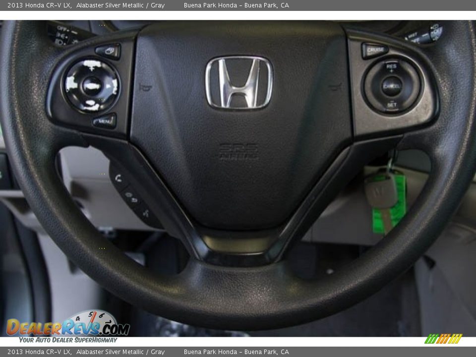 2013 Honda CR-V LX Alabaster Silver Metallic / Gray Photo #11