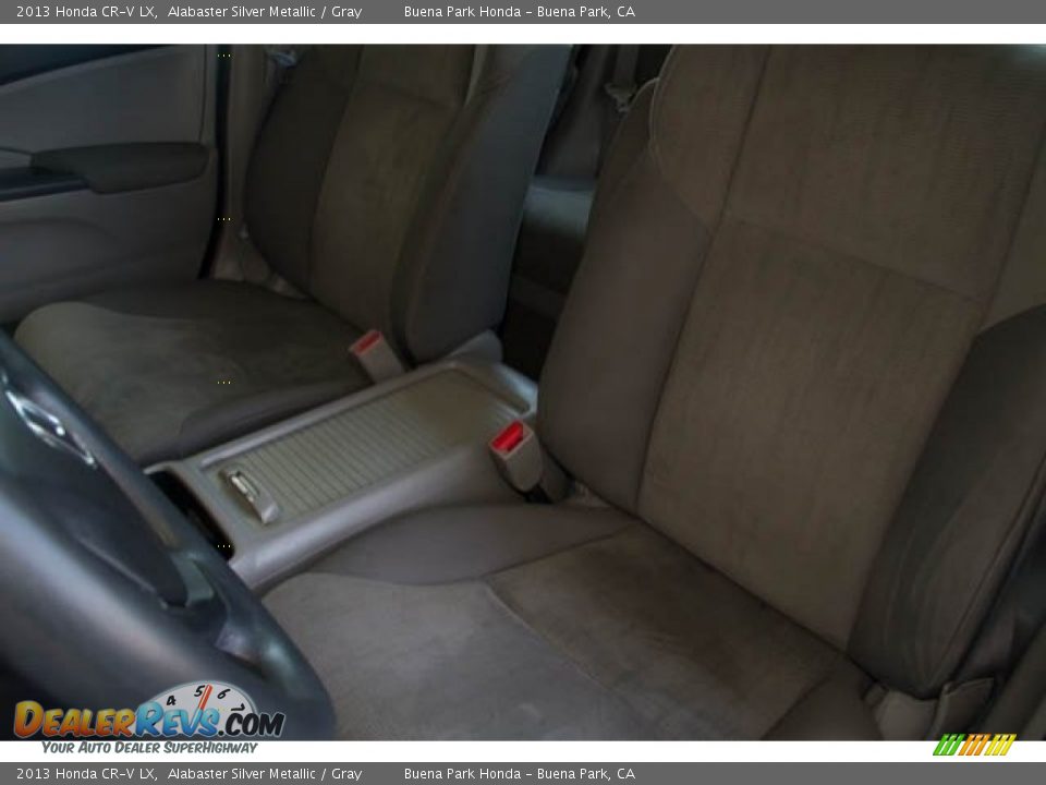 2013 Honda CR-V LX Alabaster Silver Metallic / Gray Photo #12