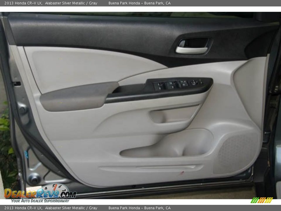 2013 Honda CR-V LX Alabaster Silver Metallic / Gray Photo #22