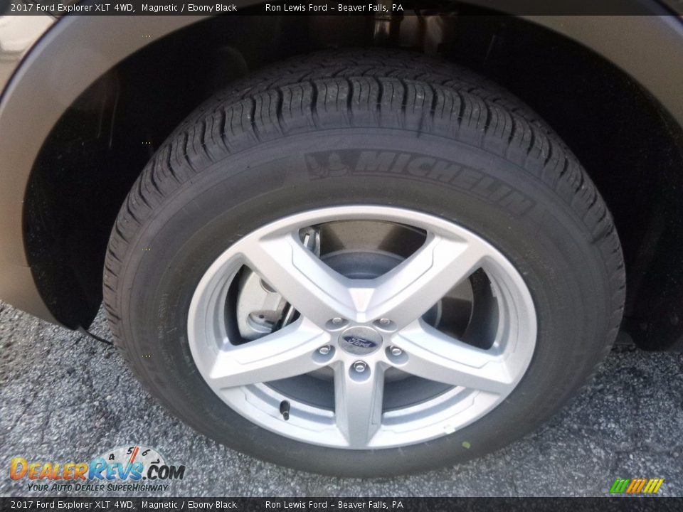 2017 Ford Explorer XLT 4WD Magnetic / Ebony Black Photo #9