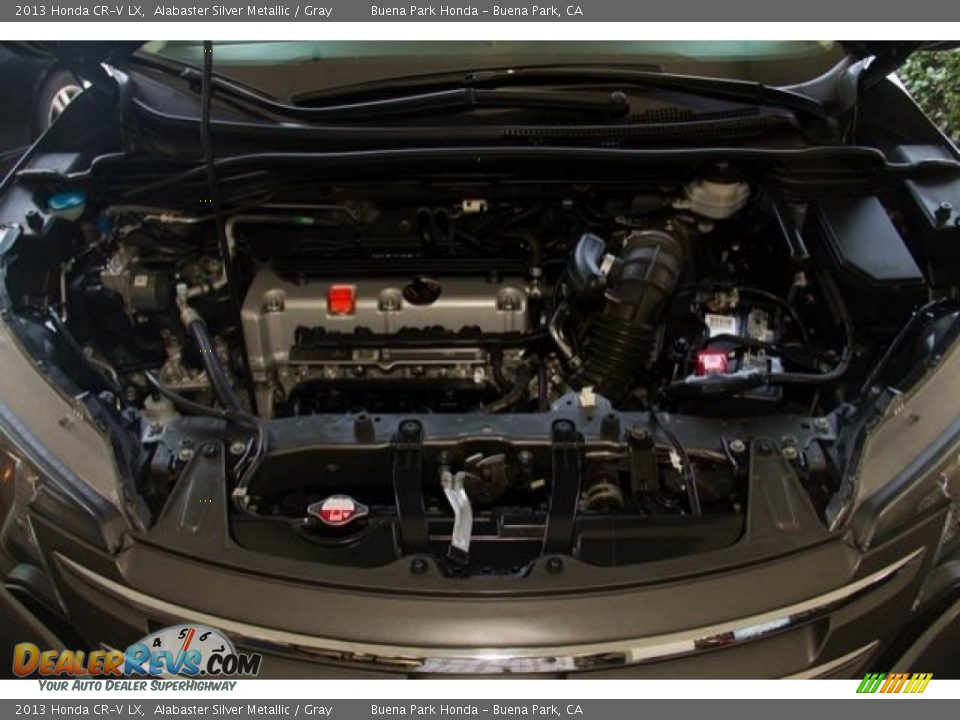 2013 Honda CR-V LX Alabaster Silver Metallic / Gray Photo #26