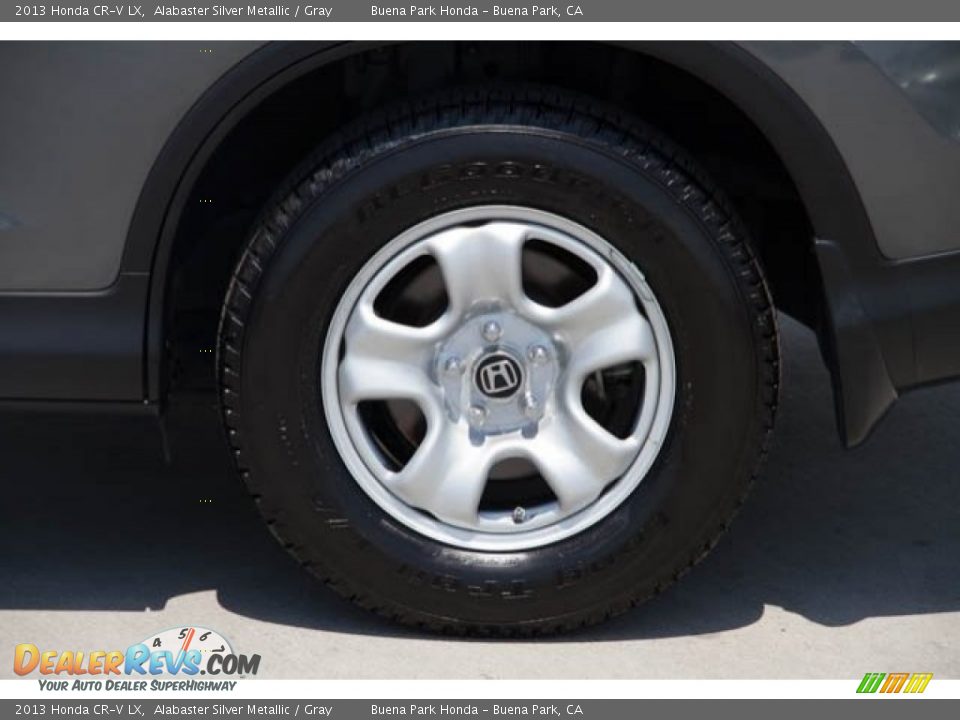 2013 Honda CR-V LX Alabaster Silver Metallic / Gray Photo #28