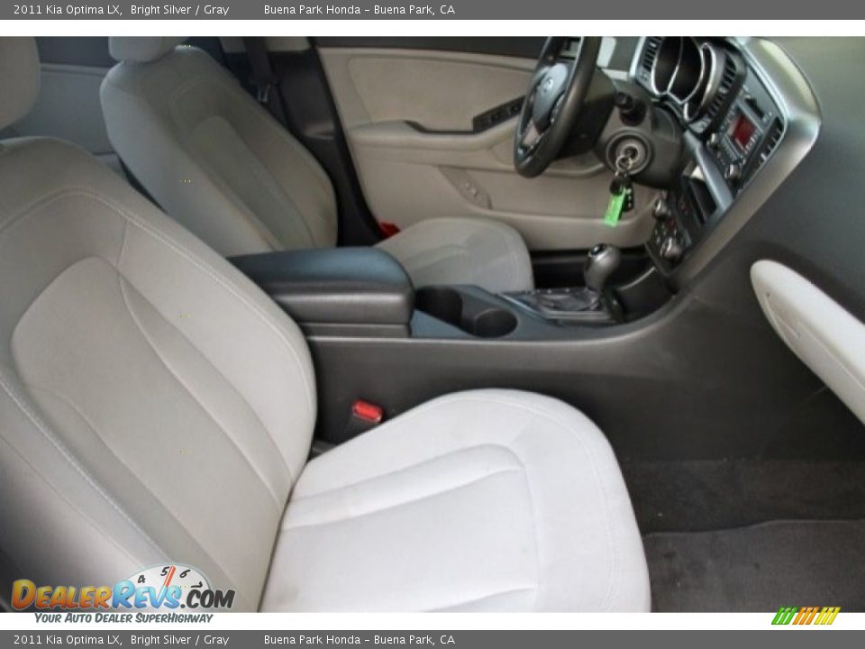 2011 Kia Optima LX Bright Silver / Gray Photo #16