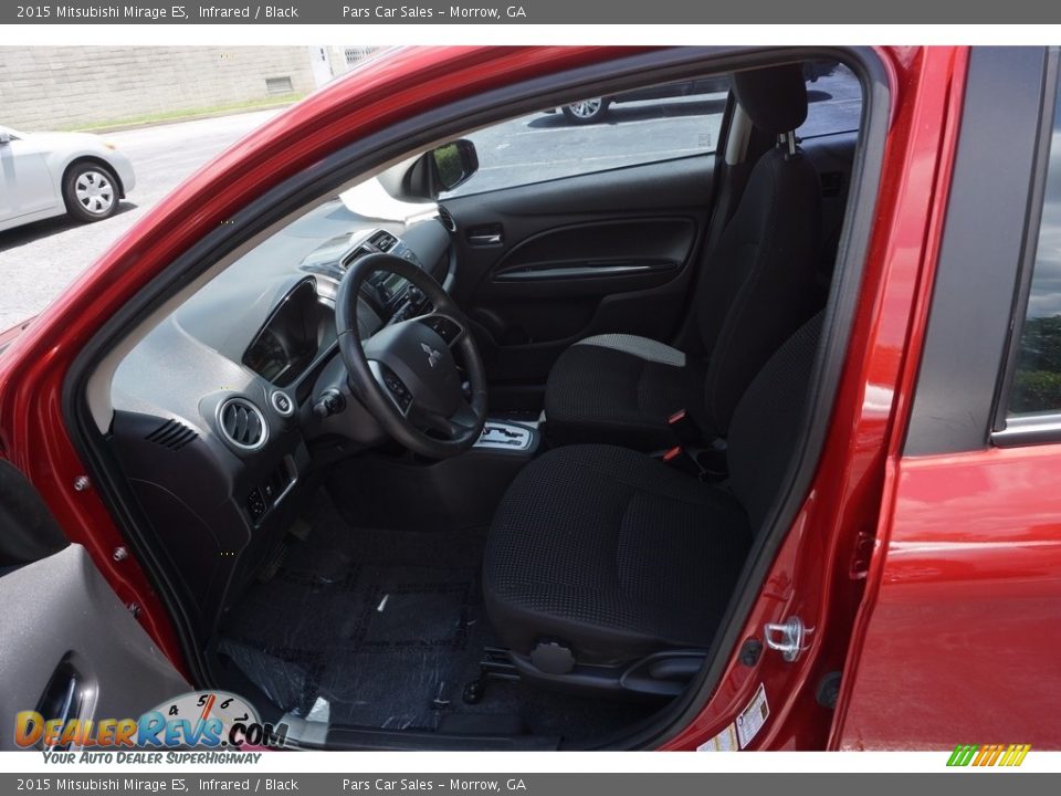 2015 Mitsubishi Mirage ES Infrared / Black Photo #5