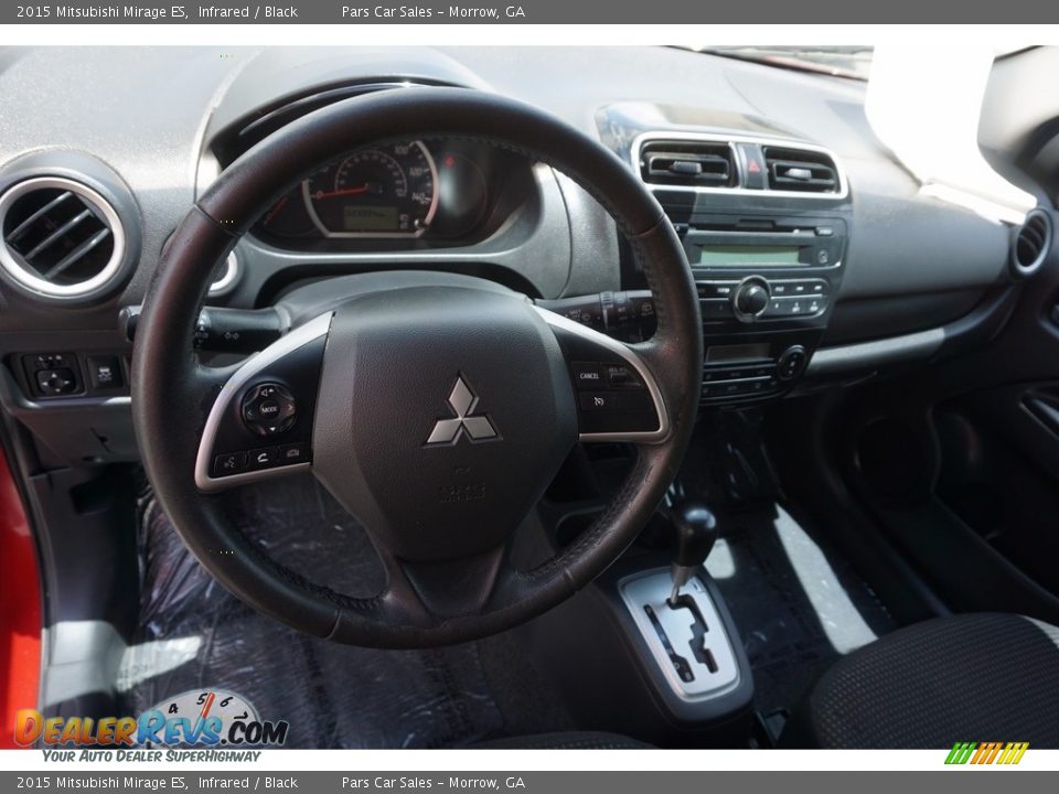 2015 Mitsubishi Mirage ES Infrared / Black Photo #6