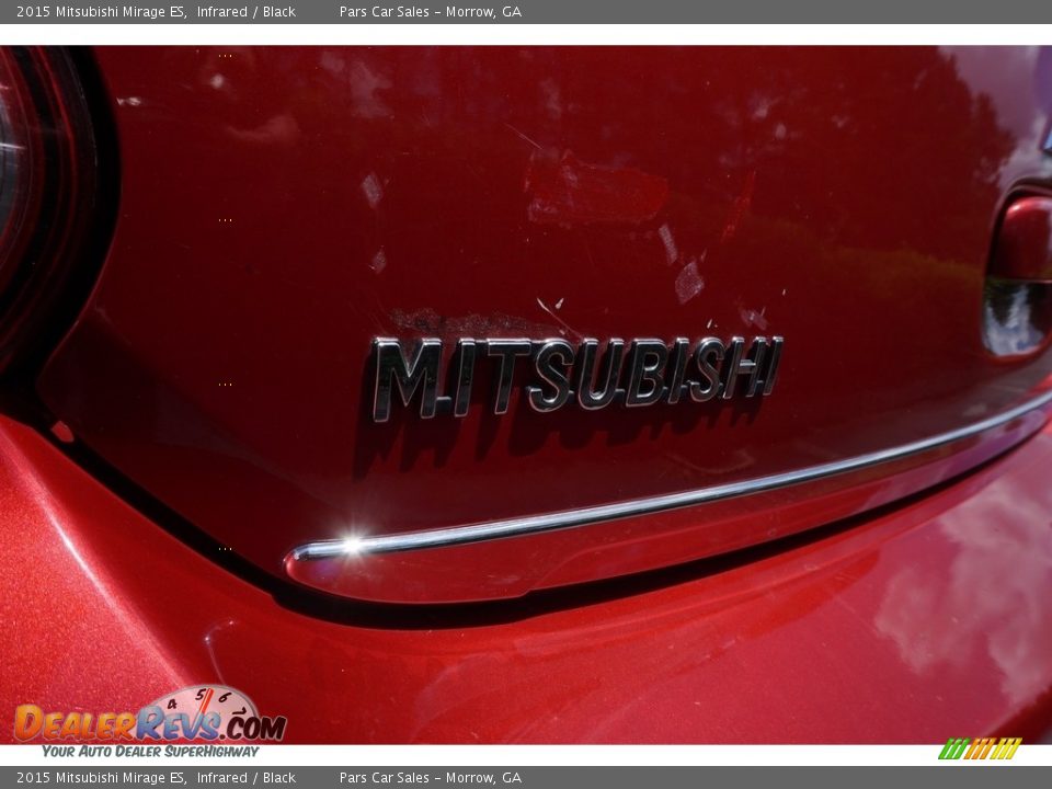 2015 Mitsubishi Mirage ES Infrared / Black Photo #9