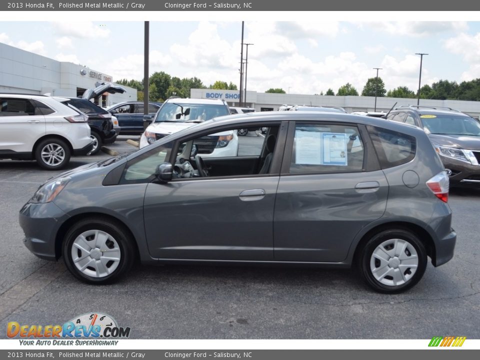 2013 Honda Fit Polished Metal Metallic / Gray Photo #5