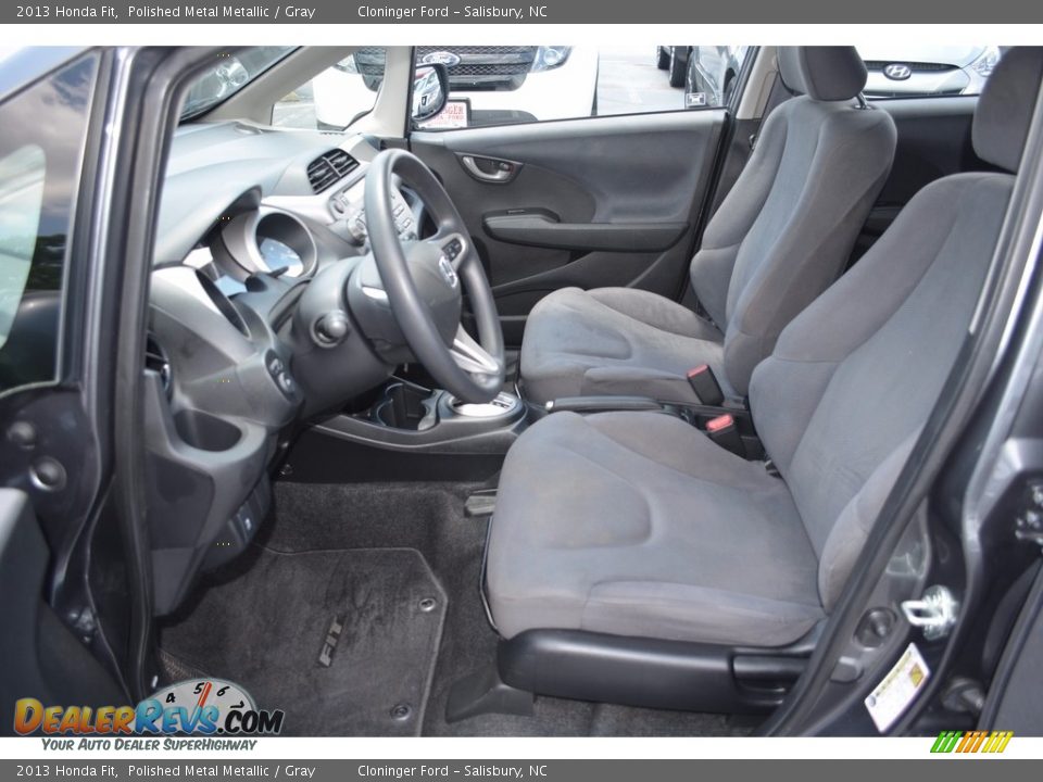 2013 Honda Fit Polished Metal Metallic / Gray Photo #9