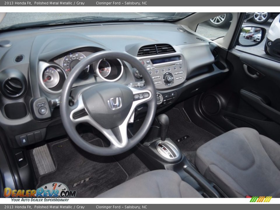 2013 Honda Fit Polished Metal Metallic / Gray Photo #10