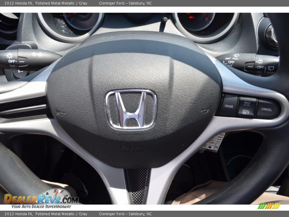 2013 Honda Fit Polished Metal Metallic / Gray Photo #18
