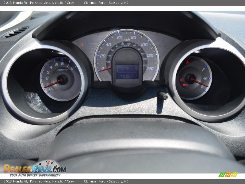 2013 Honda Fit Polished Metal Metallic / Gray Photo #19