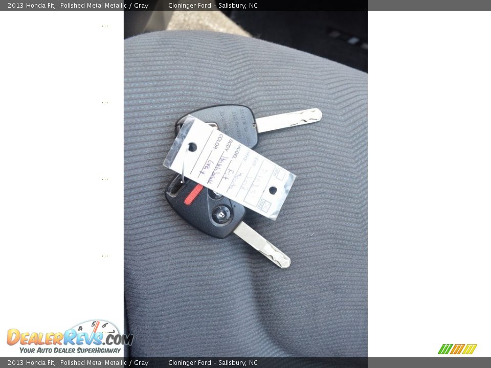 2013 Honda Fit Polished Metal Metallic / Gray Photo #20
