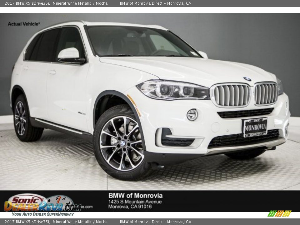2017 BMW X5 sDrive35i Mineral White Metallic / Mocha Photo #1