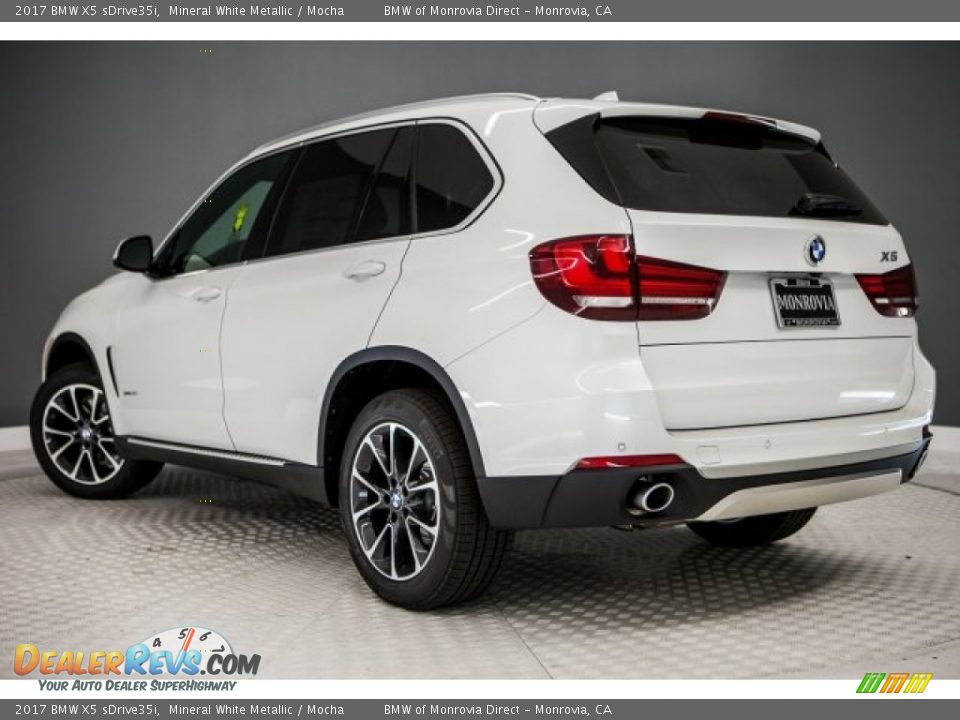 2017 BMW X5 sDrive35i Mineral White Metallic / Mocha Photo #3