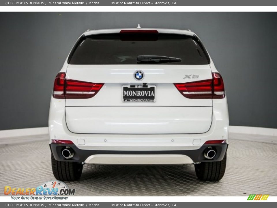 2017 BMW X5 sDrive35i Mineral White Metallic / Mocha Photo #4