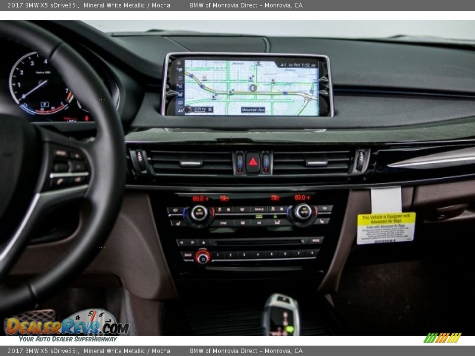 2017 BMW X5 sDrive35i Mineral White Metallic / Mocha Photo #6