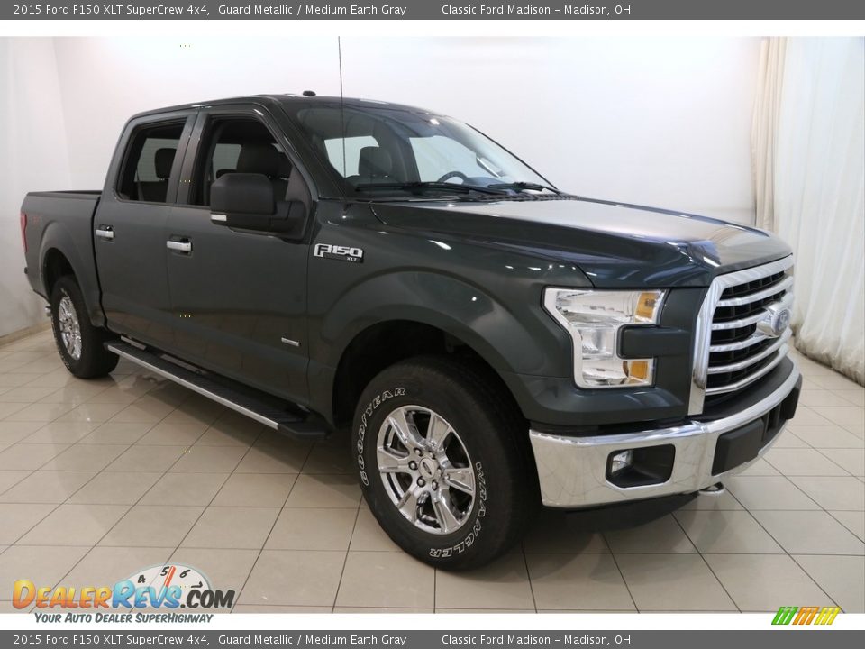 2015 Ford F150 XLT SuperCrew 4x4 Guard Metallic / Medium Earth Gray Photo #1