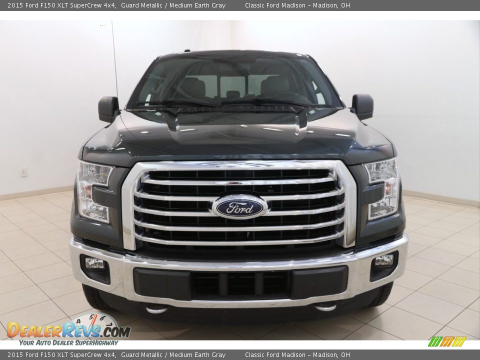2015 Ford F150 XLT SuperCrew 4x4 Guard Metallic / Medium Earth Gray Photo #2