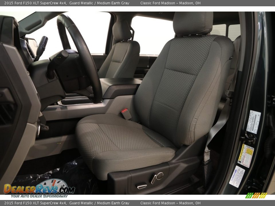 2015 Ford F150 XLT SuperCrew 4x4 Guard Metallic / Medium Earth Gray Photo #5